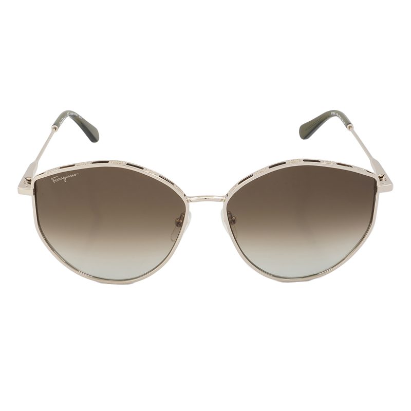 Salvatore Green Gradient Horn Ladies Sunglasses SF264S 709 60
