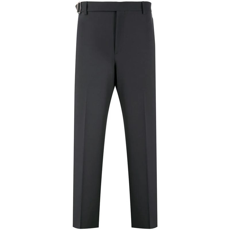 Garavani Garavani Belted Tailored Cut Trousers_Grey
