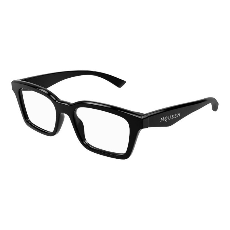 Alexander McQueen Demo Rectangular Unisex Eyeglasses AM0476O 001 53