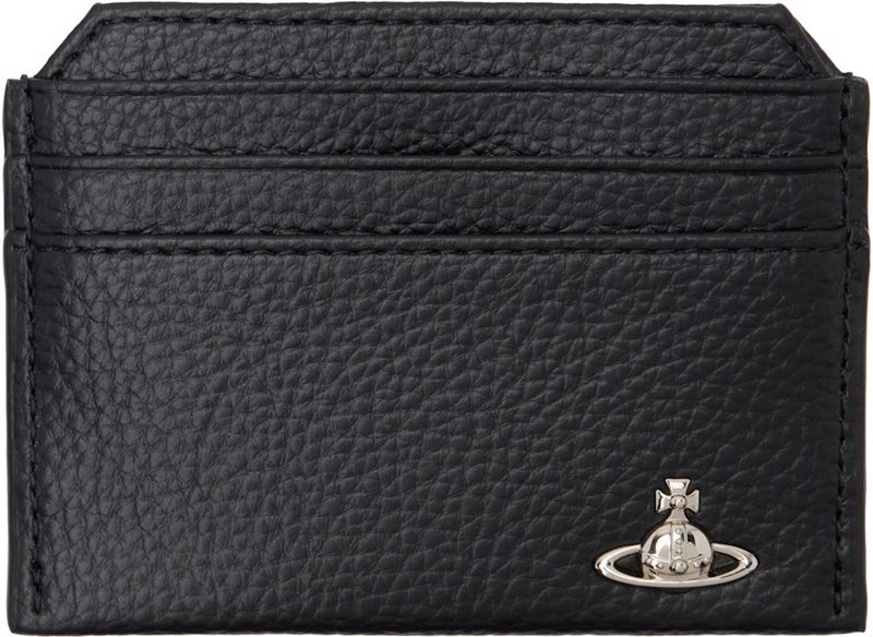 Black Slim Card Holder 262314M163007