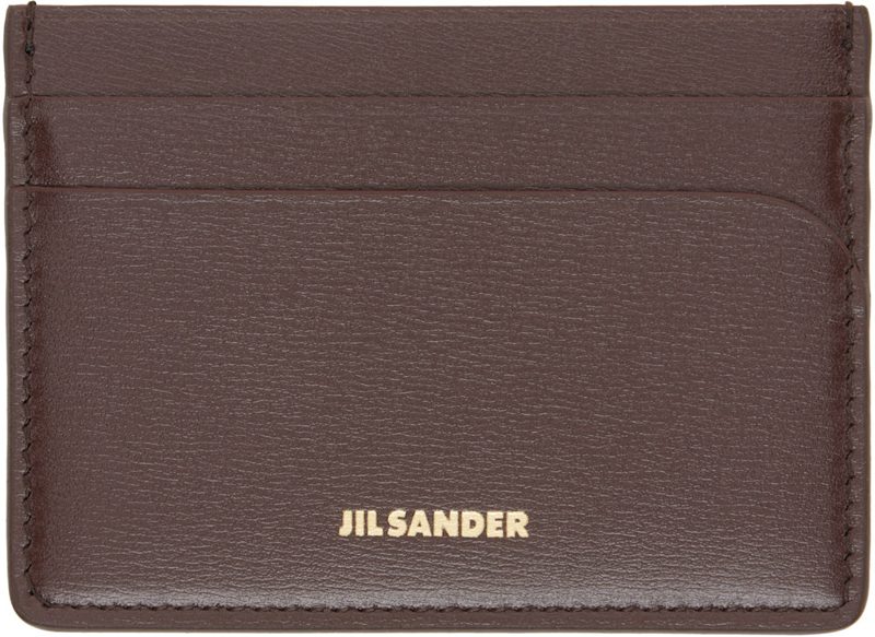 Brown Curve Card Holder 262249F037005