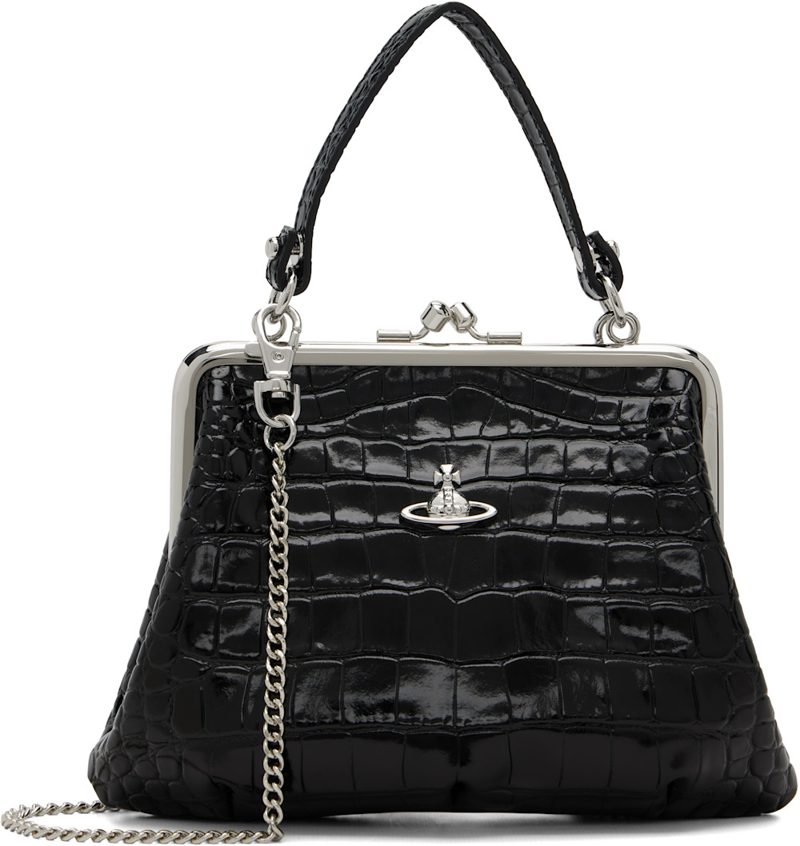 Black Granny Frame Bag 262314F046016