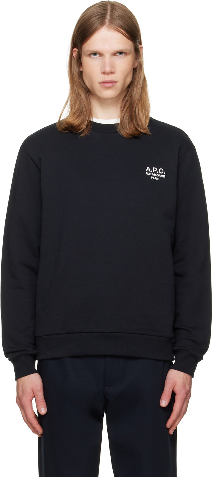 Black Standard Rue Madame Sweatshirt 262252M204001