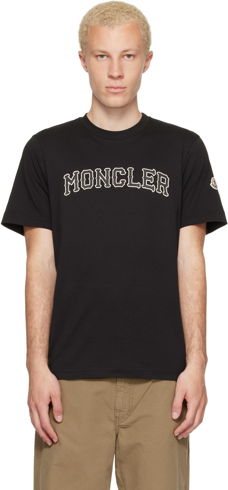 Black S/S T-shirt 262111M213013