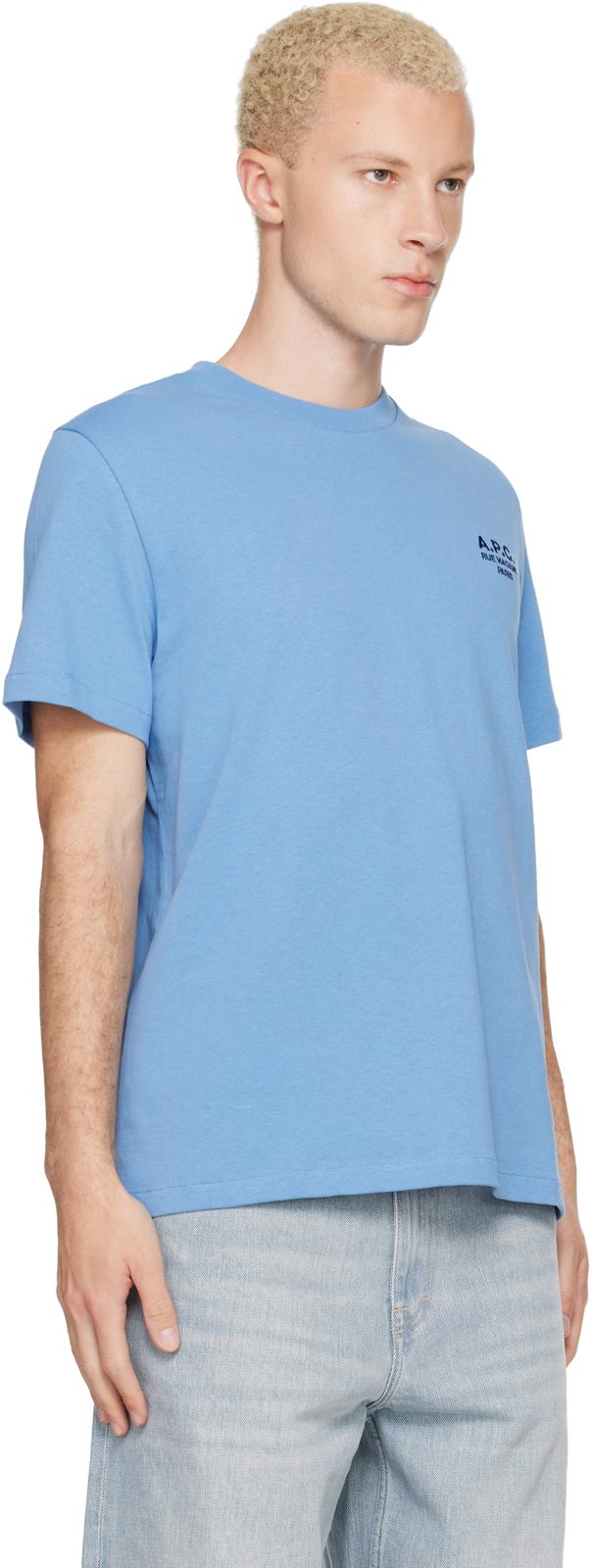 Blue Standard Rue Madame T-shirt 262252M213011