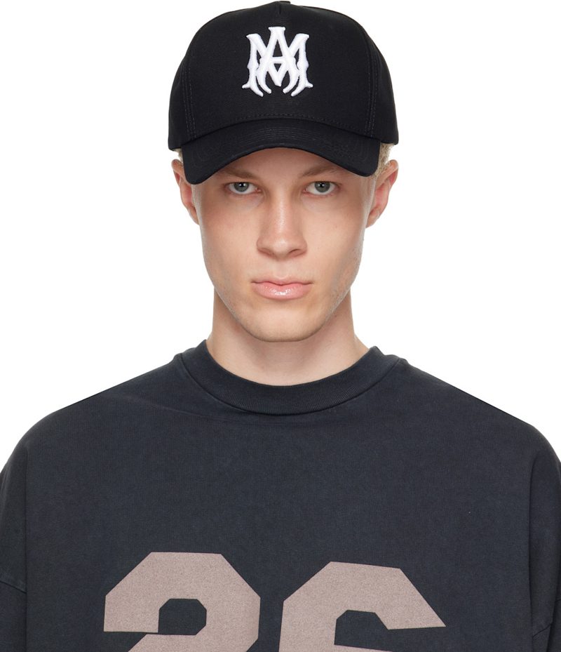 Black MA Full Canvas Cap 262886M139005