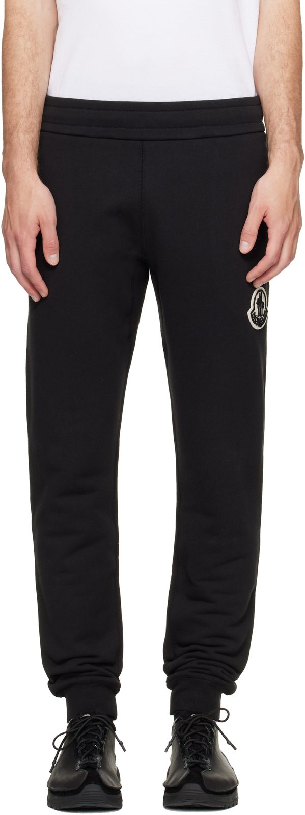 Black Drawstring Sweatpants 262111M190002
