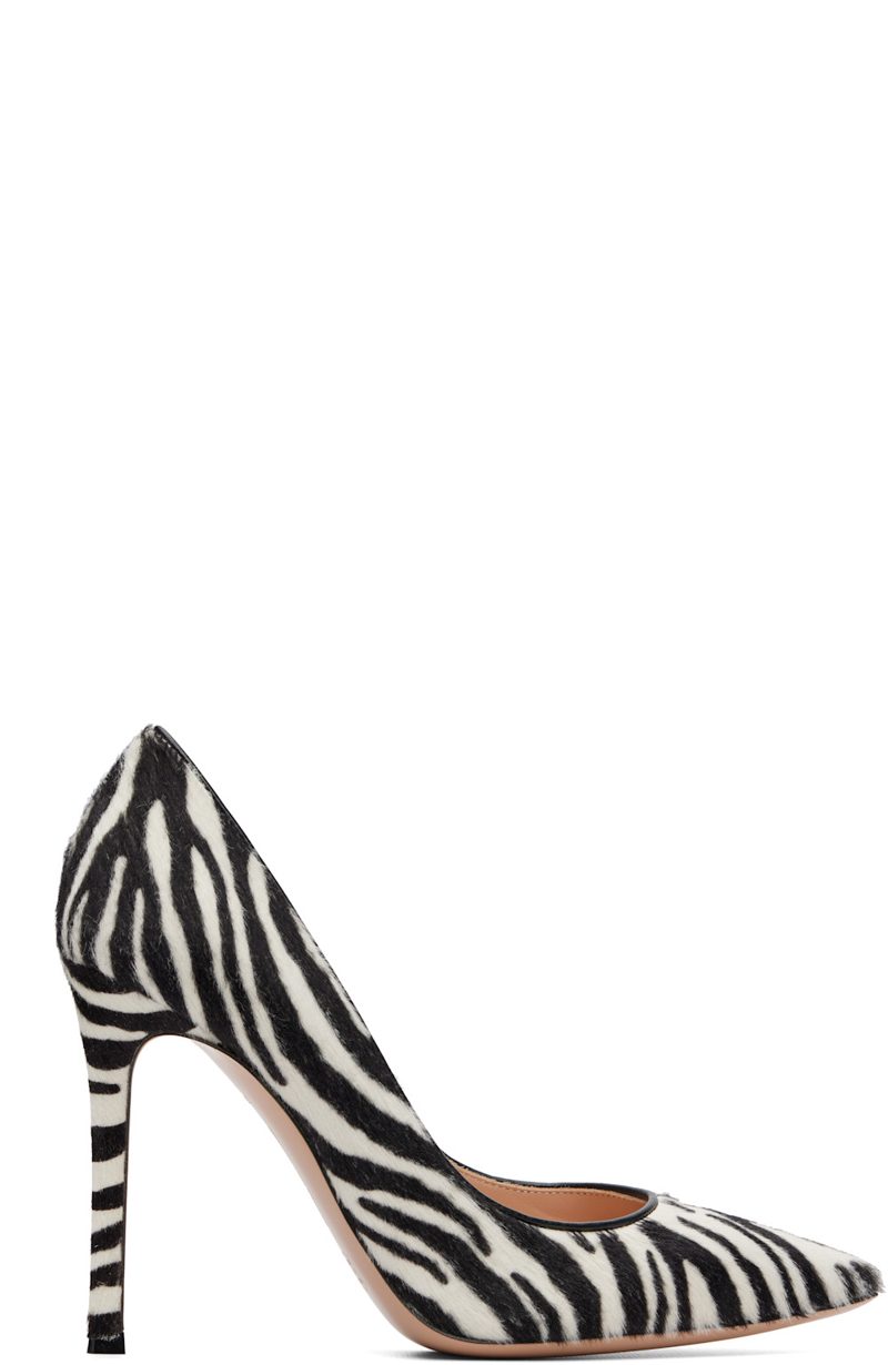 Black & White Gianvito 105 Heels 262090F122006