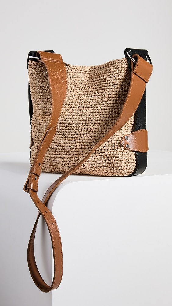 Mini Bayia Hobo Bag_Natural / Cognac