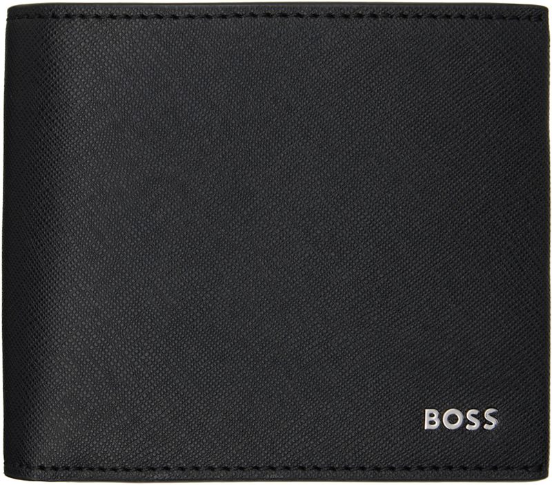 Black Saffiano Leather Wallet 262085M164013