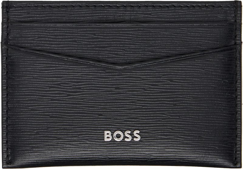 Black Logo Hardware Card Holder 262085M163005