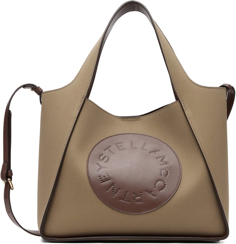 Khaki Logo Crossbody Tote 262471F049003
