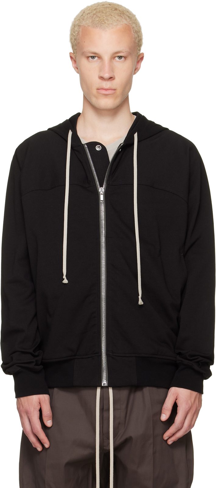 Black Tower Windbreaker Hoodie 262232M202047