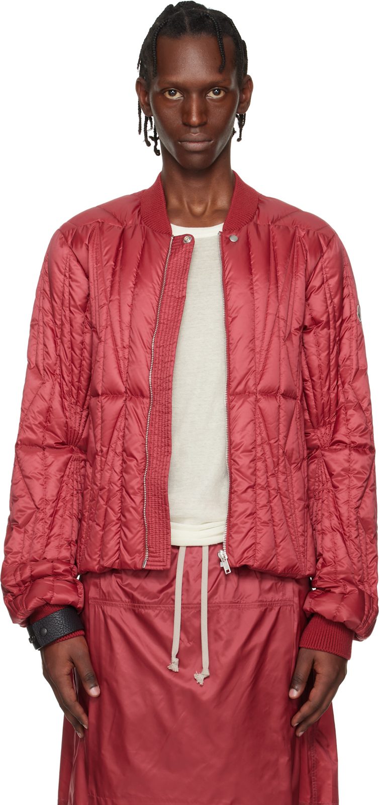 + [릭 오웬스] Red Geocamo Flight Jacket 261232M178007