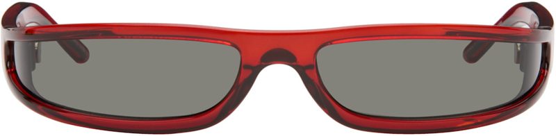 Burgundy Tower Fog Sunglasses 262232M134004