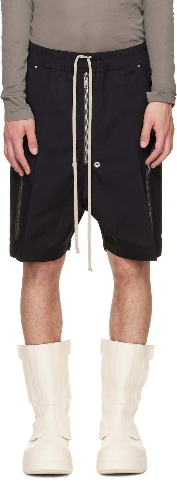 Black Tower Heizer Cargo Shorts 262232M193016