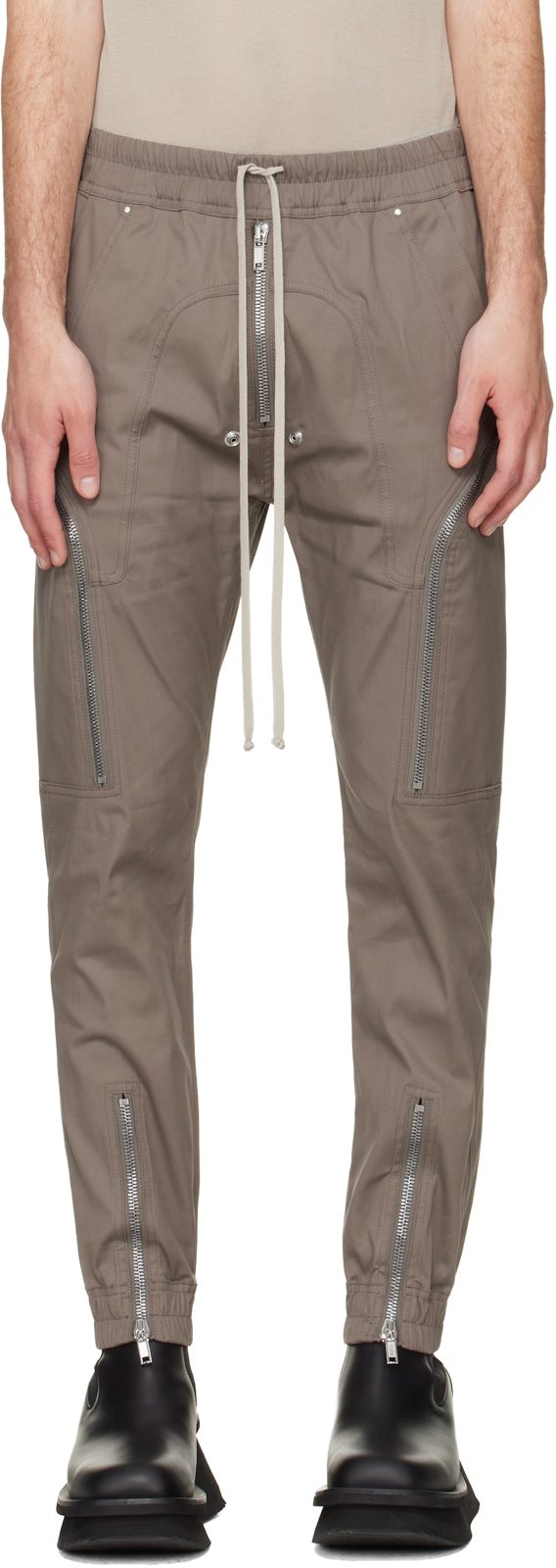 Gray Tower Heizer Cargo Pants 262232M188003