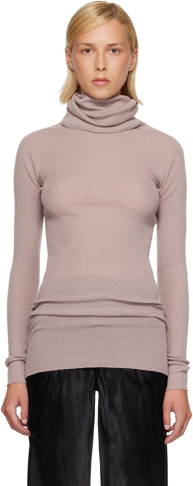 Pink Tower LS Tube Turtleneck 262232F099006