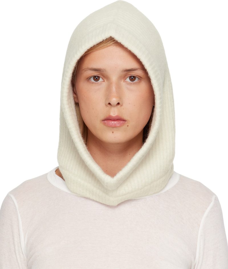오프화이트 Tower Alpaca Knit Hood 262232F014004