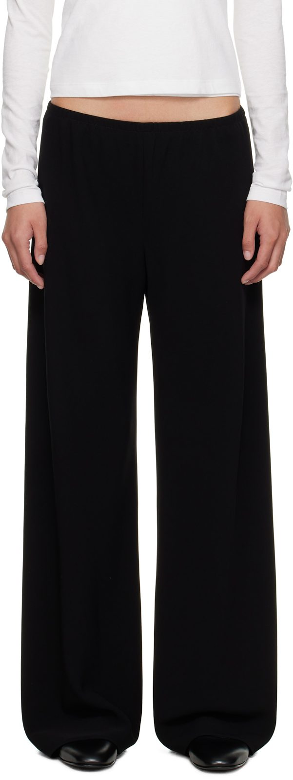 The Row Black Gala Trousers 252359F087001