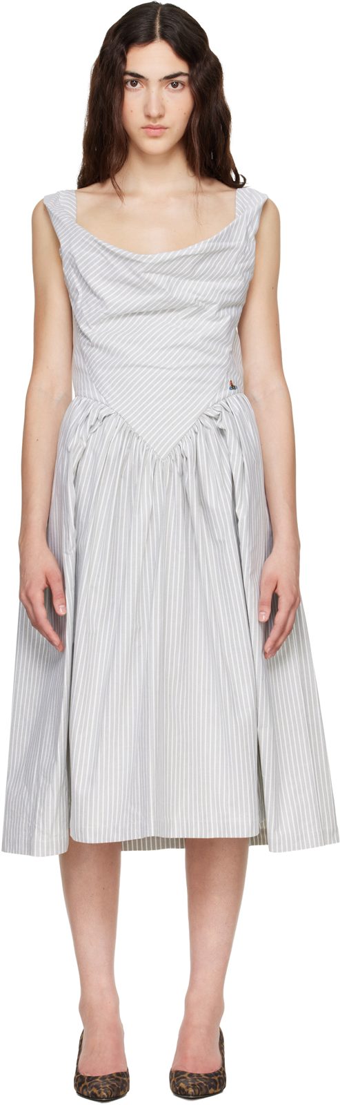 Gray Sunday Midi Dress 262314F054009