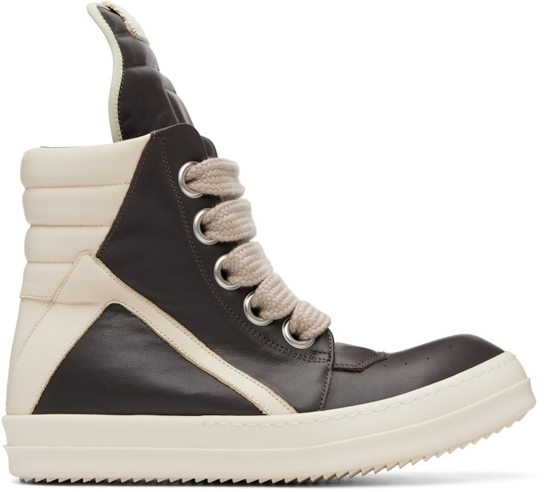Gray Tower Jumbolaced Geobasket Sneakers 262232M236018