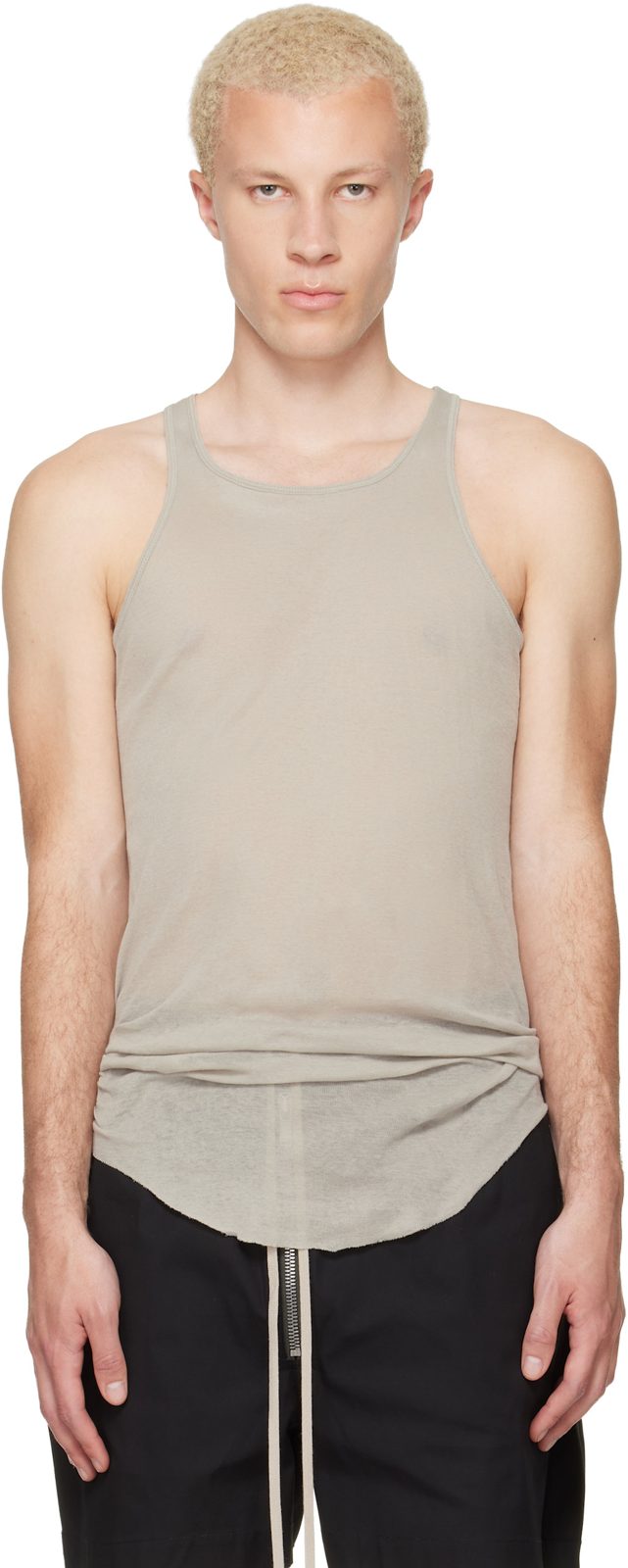 오프화이트 Tower Basic Rib Tank Top 262232M214023