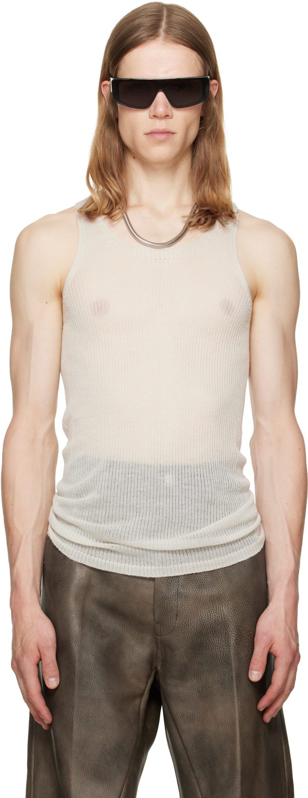 오프화이트 Tower Pony Tank Top 262232M214002