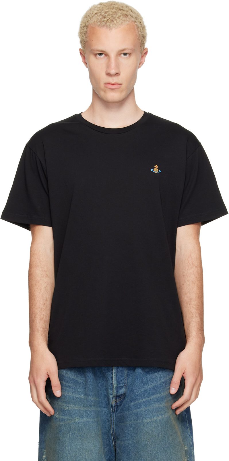 Black Classic Multicolor Orb T-shirt 262314M213023