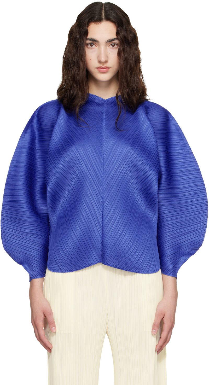 PLEATS PLEASE [이세이 미야케] Blue Coast Blouse 262941F110007