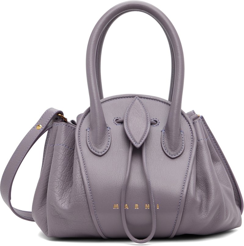Marni Purple Small Tulipea Bag 262379F046001
