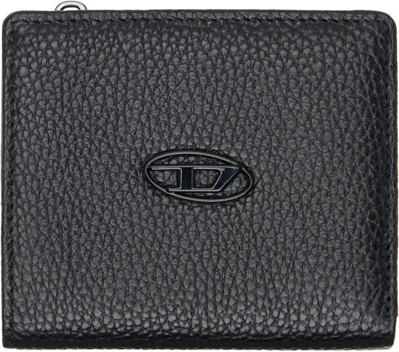 Black Bi-Fold Zip Wallet 262001M164005