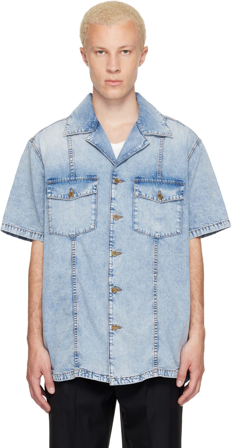 Blue Denim Shirt 262251M192016