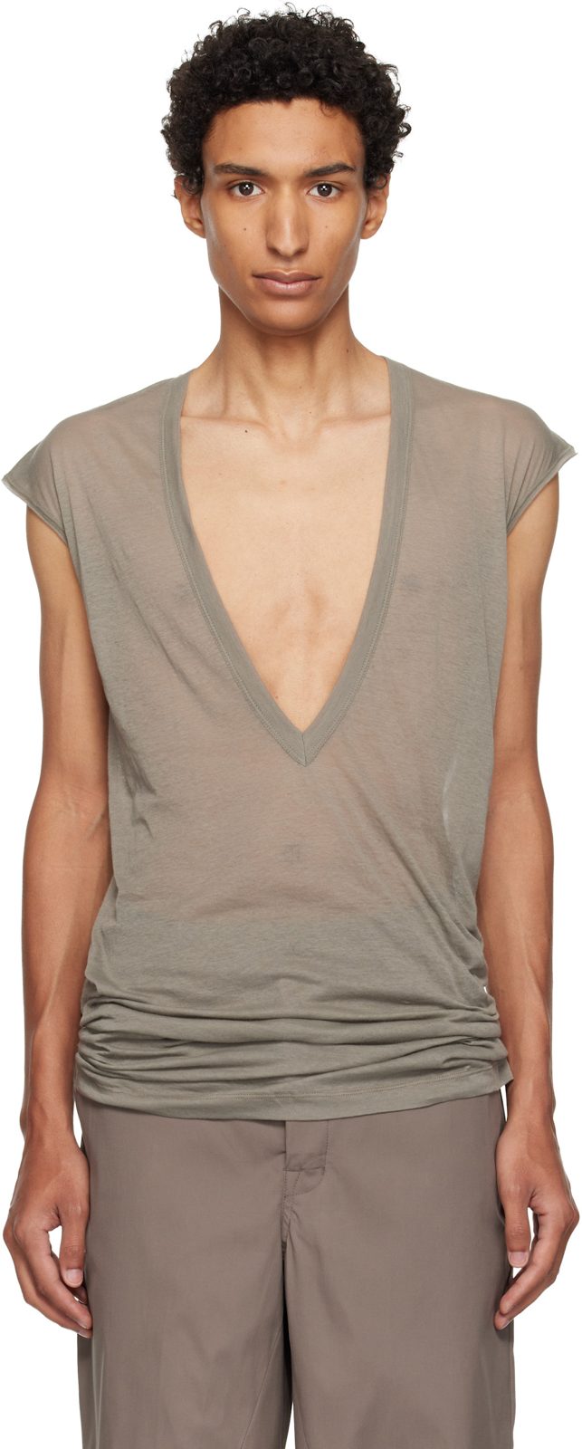 Taupe Tower Dylan T-shirt 262232M213000