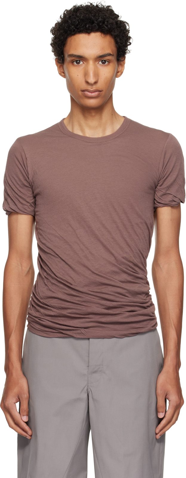 Purple Tower Double S/S T-shirt 262232M213046