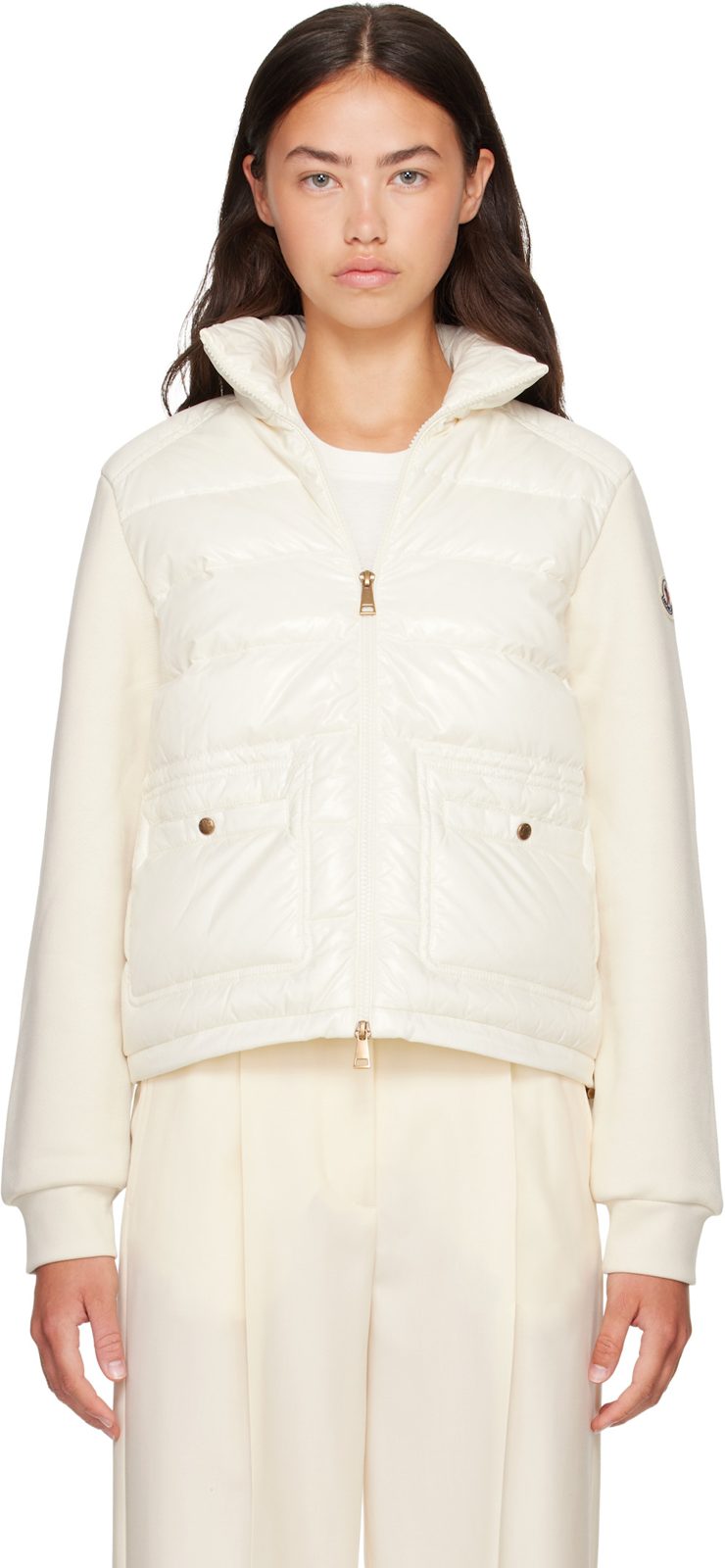 ์คํํ์ดํธ Zip Up Cotton Fleece Down Cardigan 262111F095002
