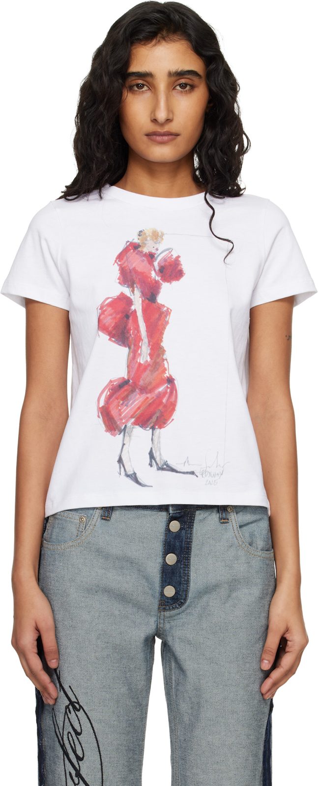 White Look 33 Baby T-shirt 261190F110011
