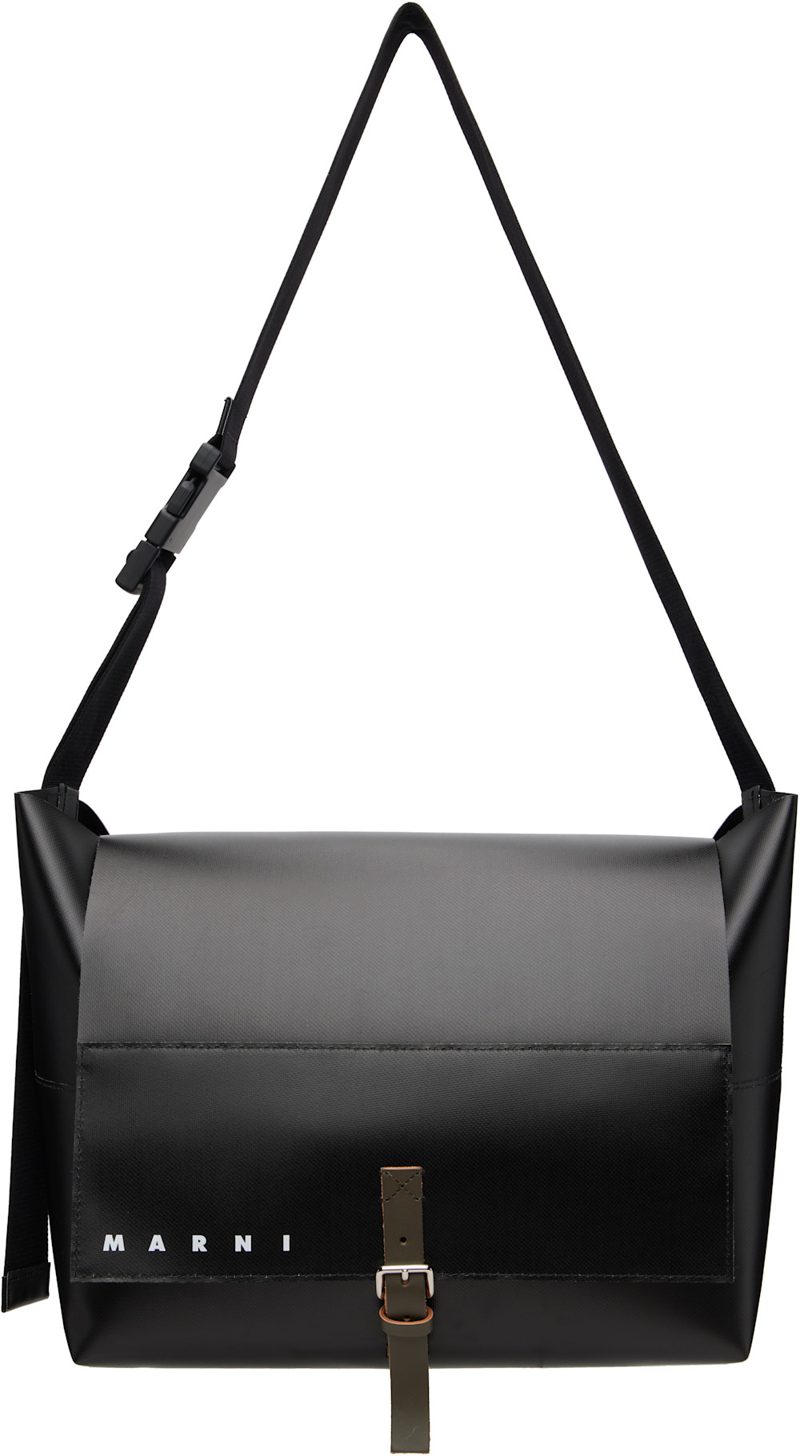 Marni Black Messenger Bag 262379M170000