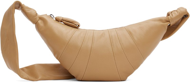 Yellow Small Croissant Bag 262646M170012