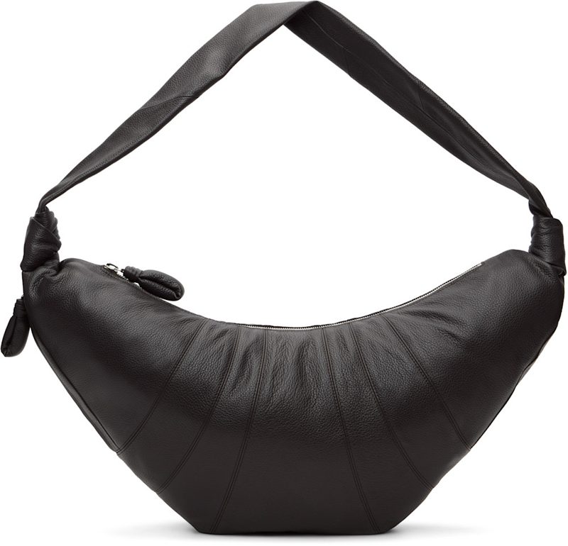 Brown Large Croissant Bag 262646M170037