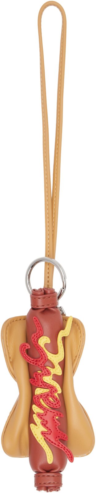 Brown Hot Dog Bag Charm 262190F283005