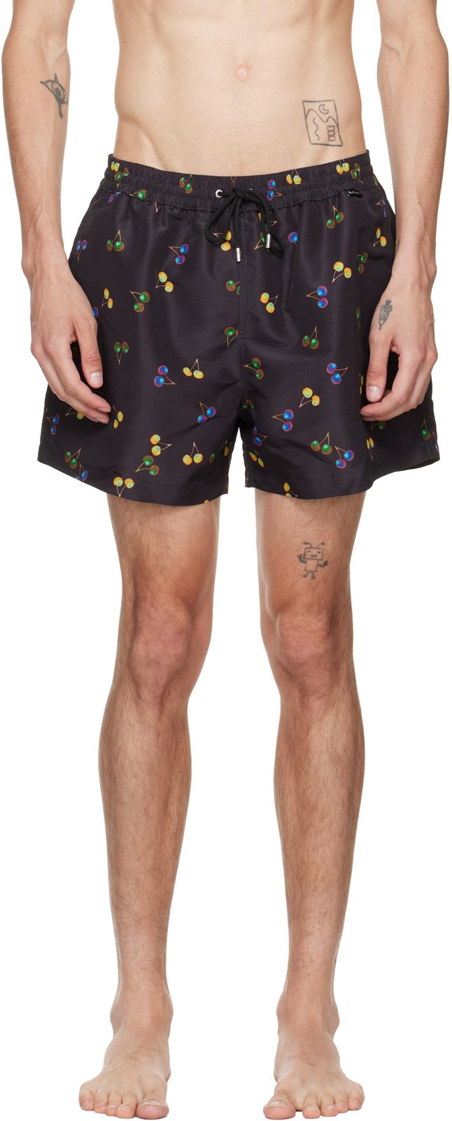 Paul Smith Black Cherries Swim Shorts 262260M208003