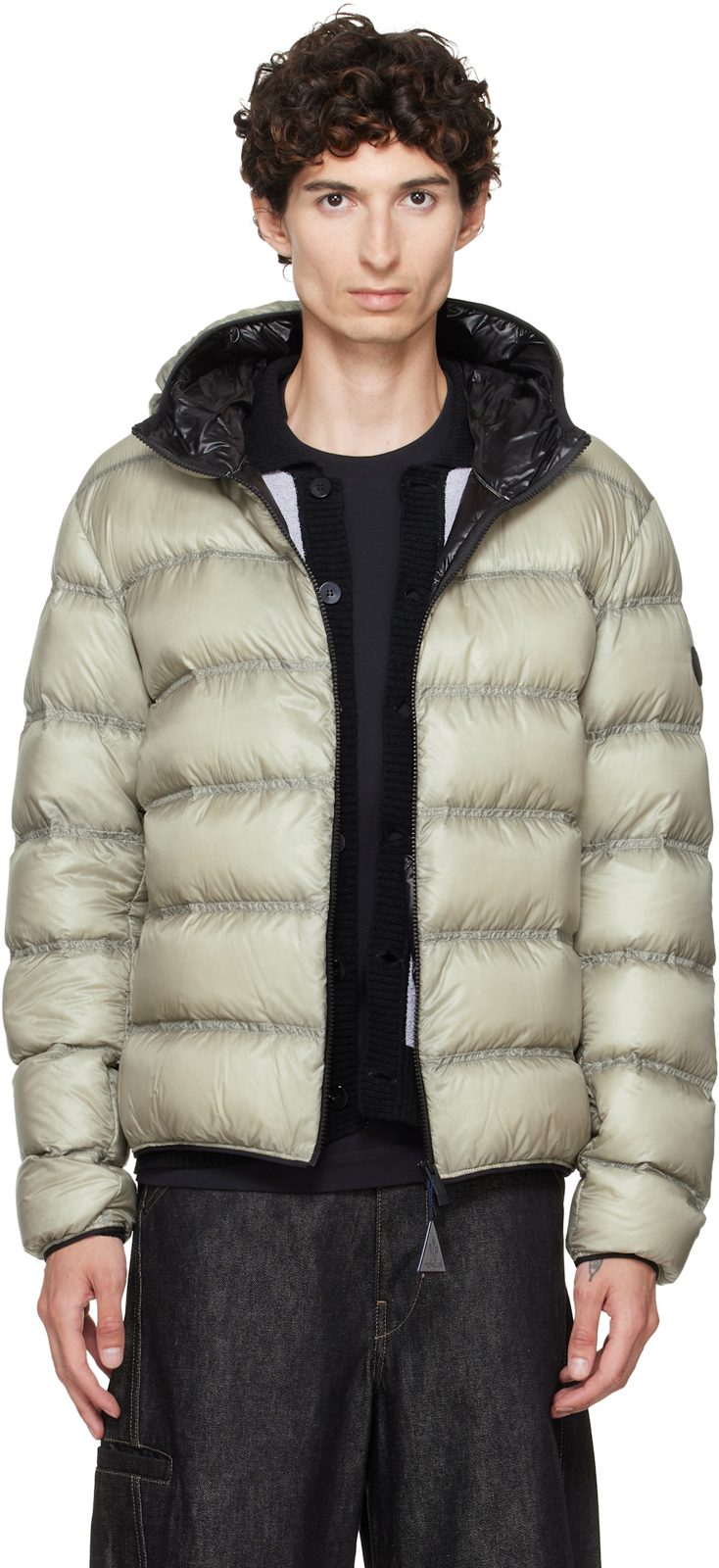 Gray Guadiana Down Jacket 262111M180000
