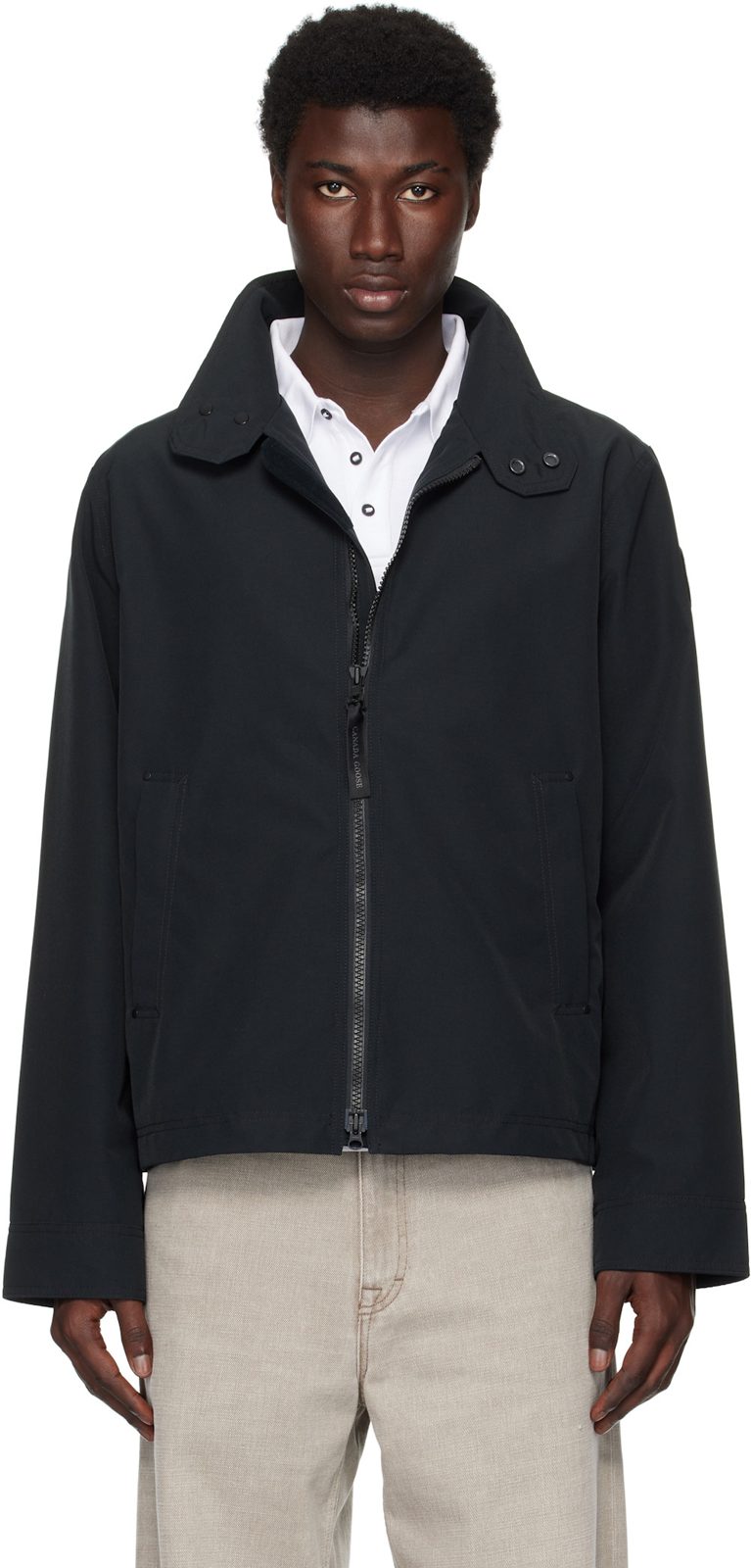 Black Rosedale Jacket 252014M180007