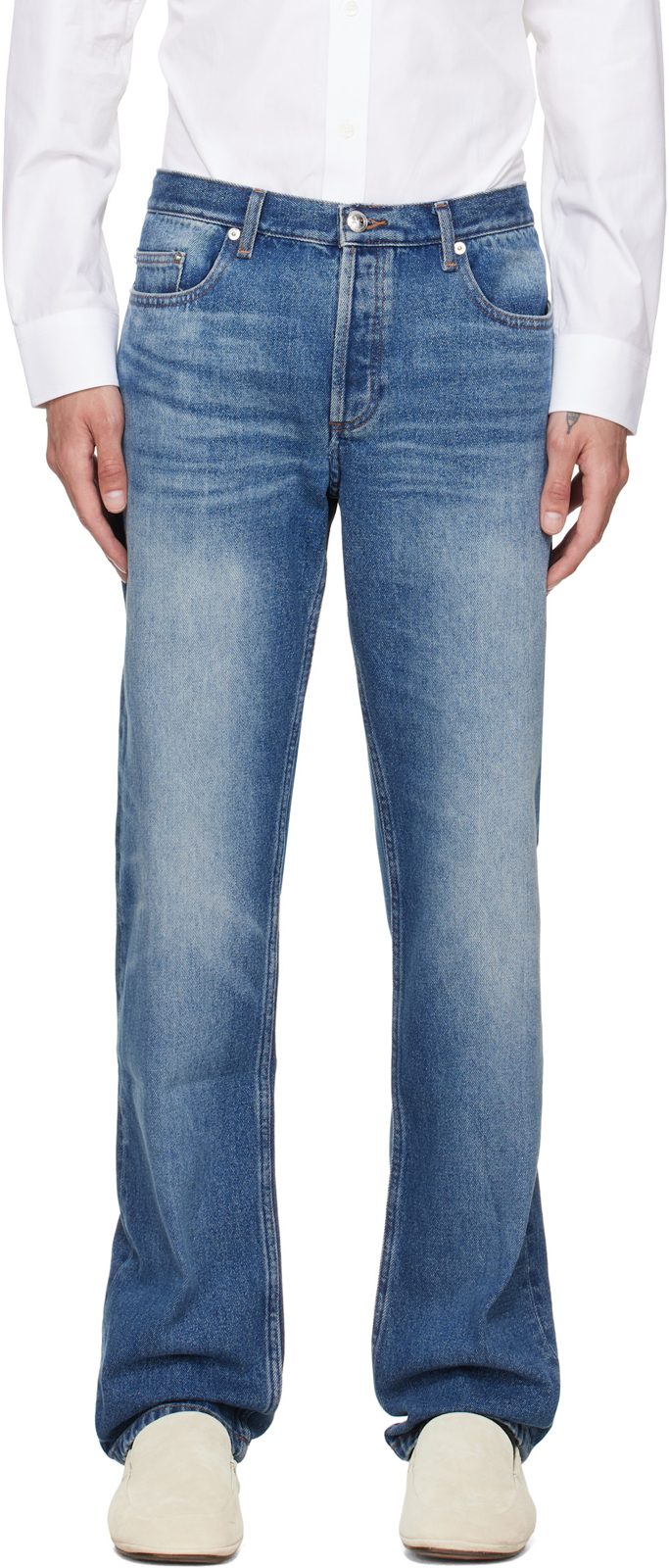 Blue New Standard Jeans 262252M186006
