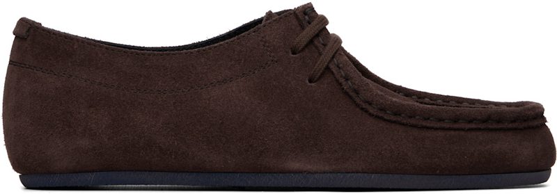 Brown Hood Lace-Up Derbys 262249F120001