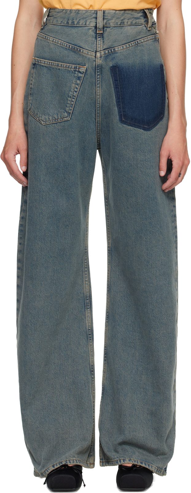 Blue Back-To-Back Jeans 261188F069019