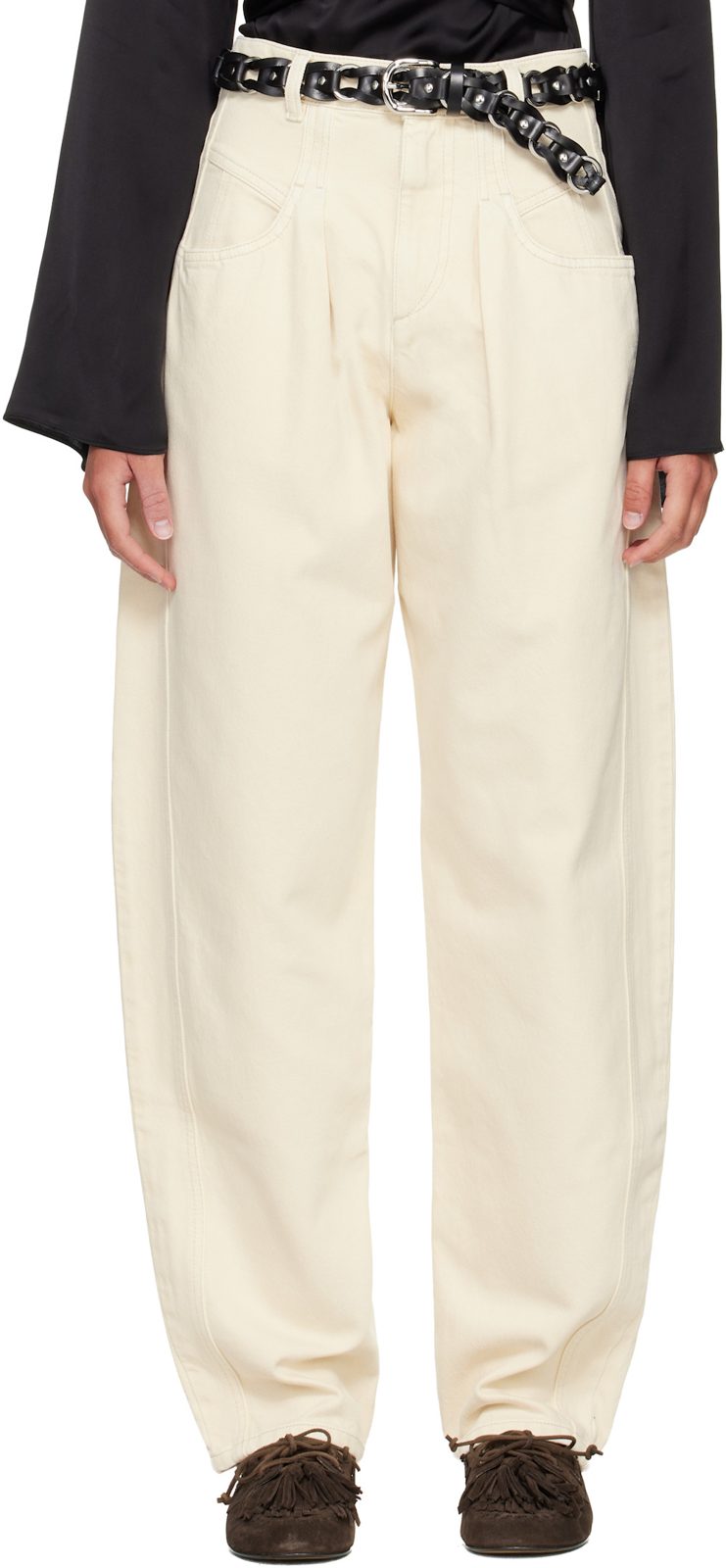 Beige Lisha Jeans 262600F069009