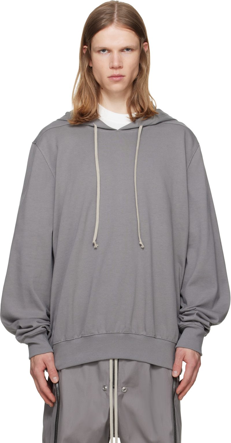 Gray Tower Heavy Jersey Hoodie 262232M202037