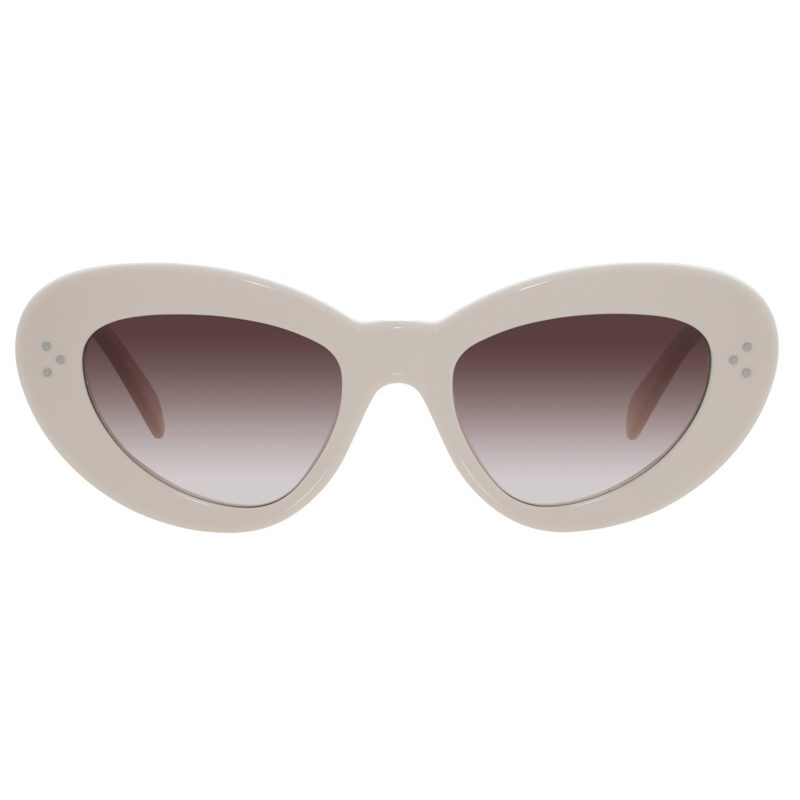 Celine 3 DOTS Brown Gradient Cat Eye Ladies Sunglasses CL40320U 25F 52